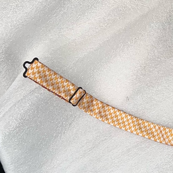 Red & Orange Retro Patterned Small Adjustable Neck Tie - Picture 7 of 10